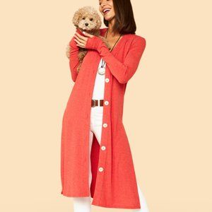 NEW Long Cardigan w/ Thumb Hole & Side Slit MADE IN USA